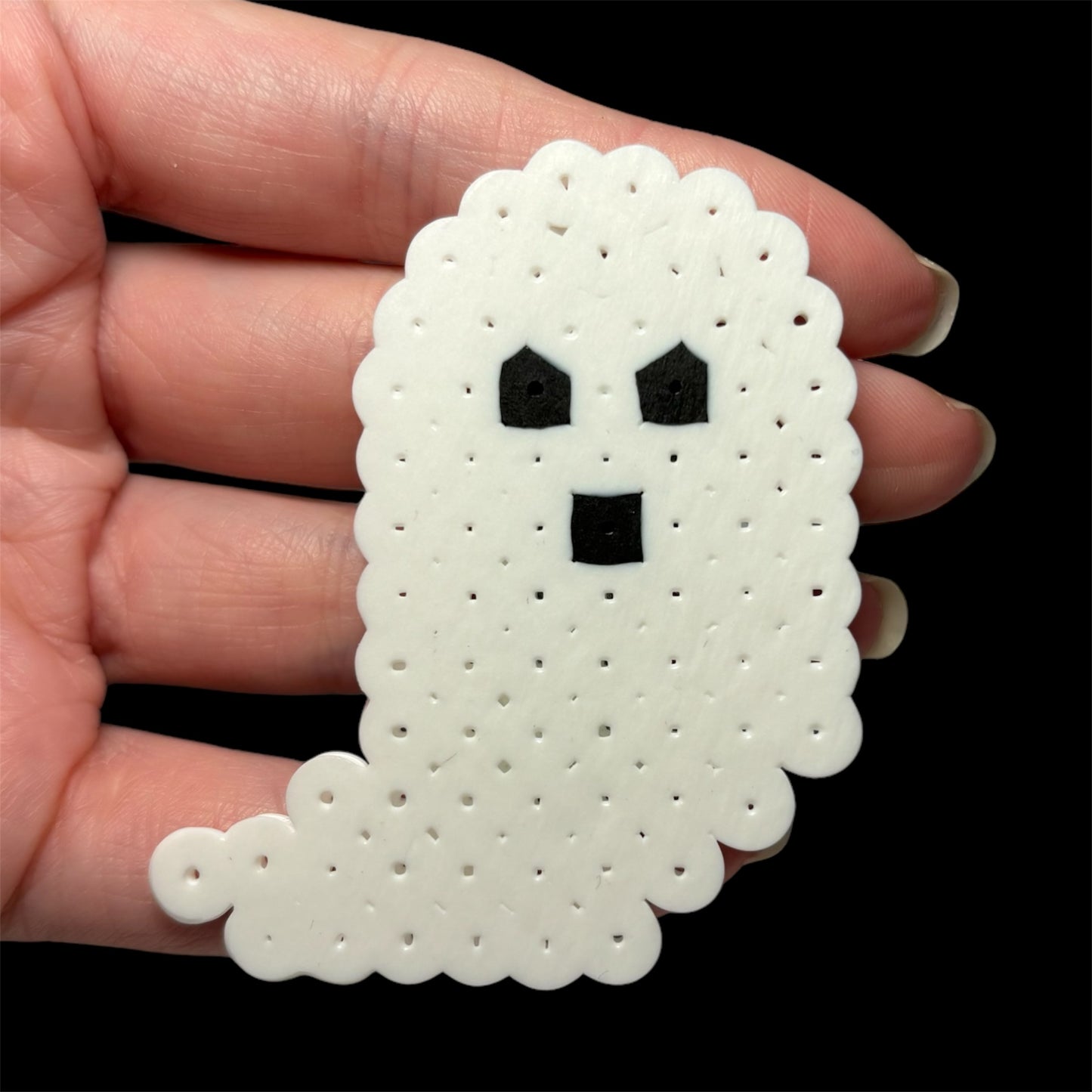 Ghost Perler Magnet