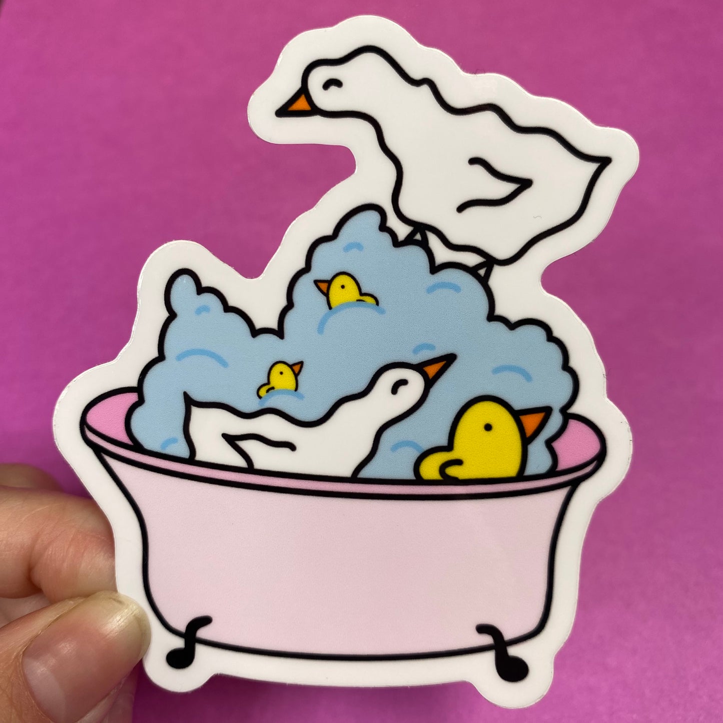 Goose Bath Sticker