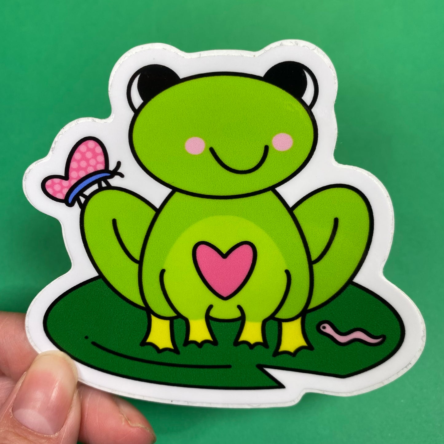 Friendly Frog Sticker