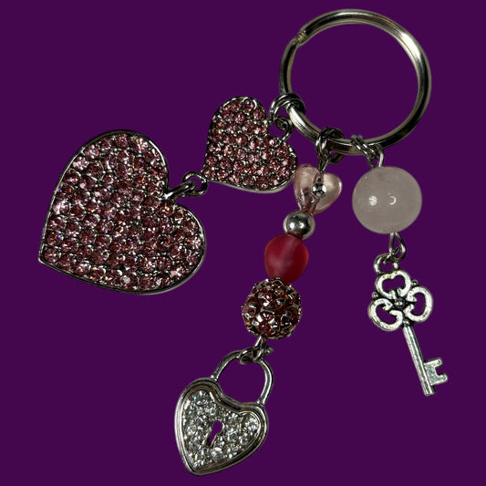 Lock And Key Keychain