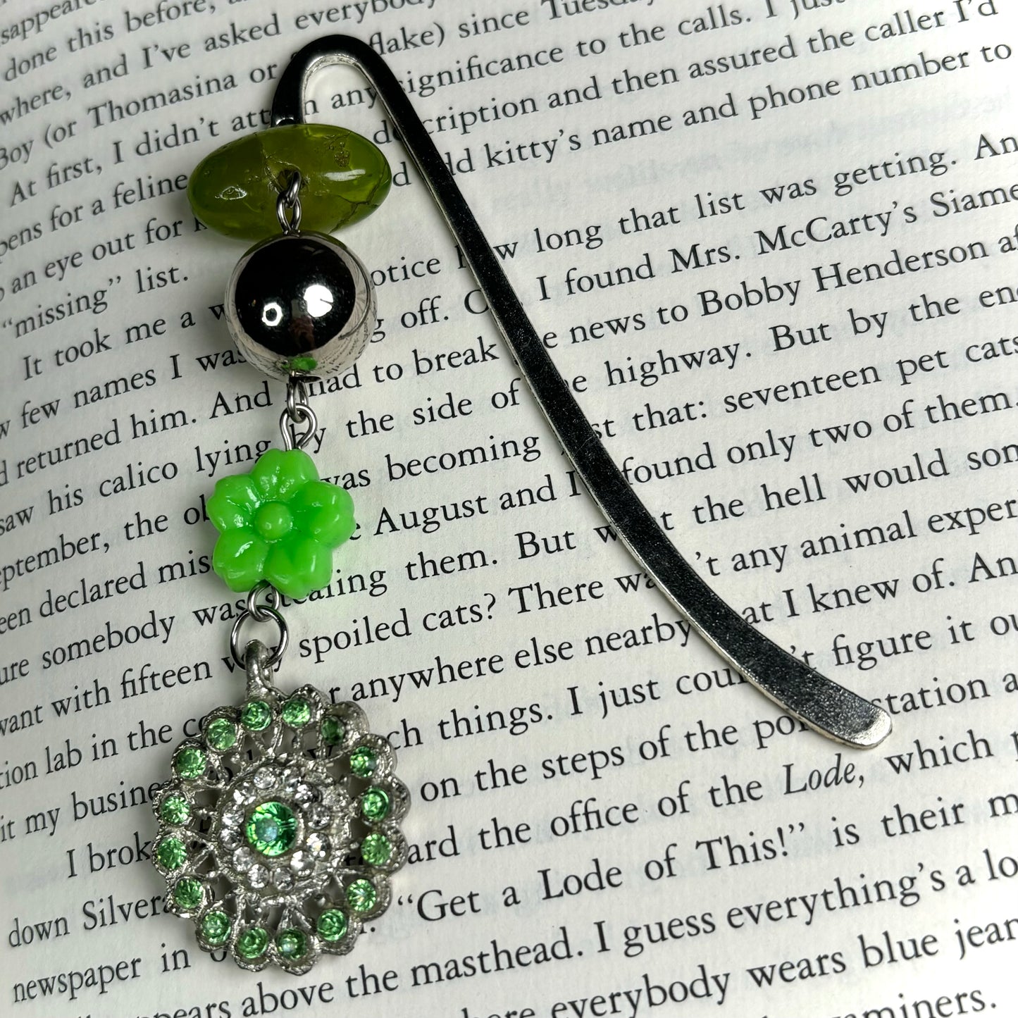 Green Burst Bookmark