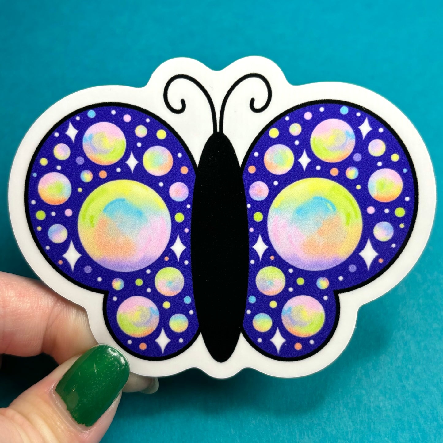 Galaxy Butterfly Sticker