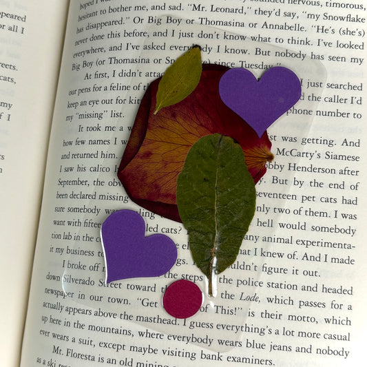 Purple Rose Bookmark