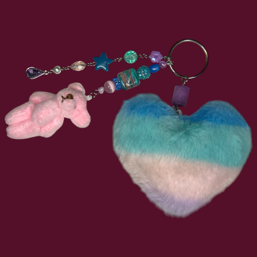 Fluffed Keychain